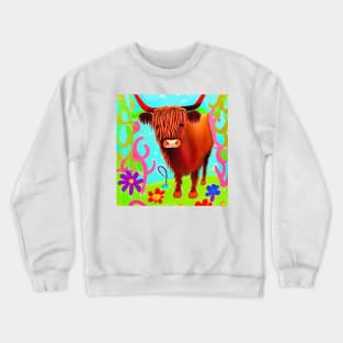 Candy Cow Crewneck Sweatshirt